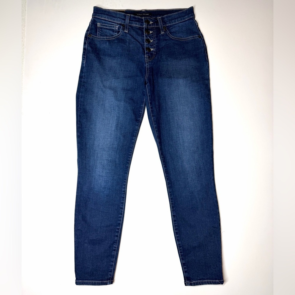 Lucky Brand Women's Ava Mid Rise Skinny Jeans
Size- 6 / 28 Ankle